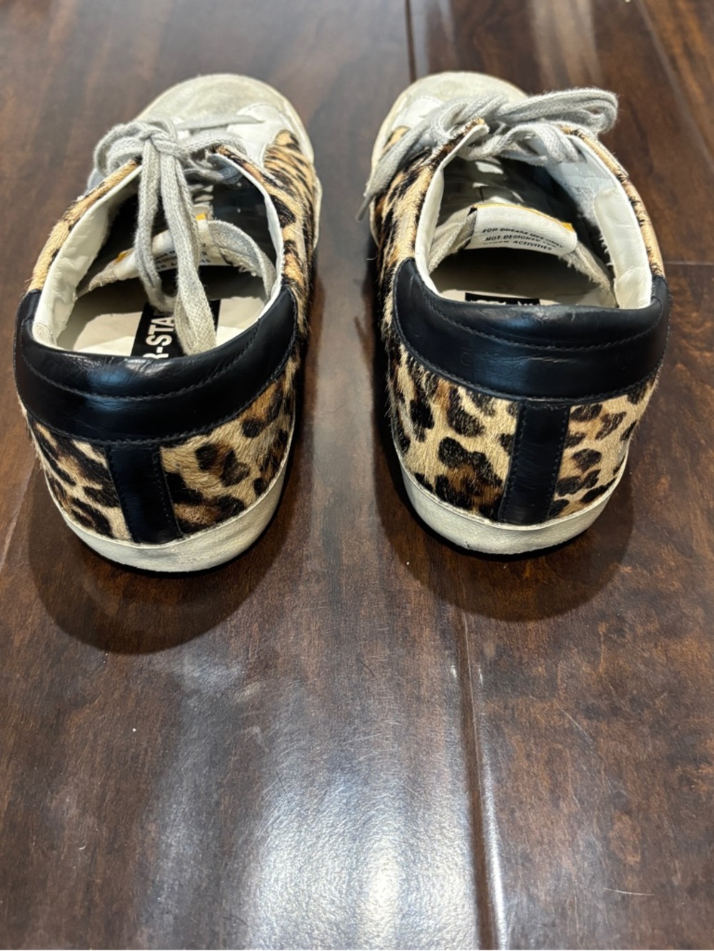 Golden Goose Women's Super-Star in leopard print leather - Picture 9 of 14